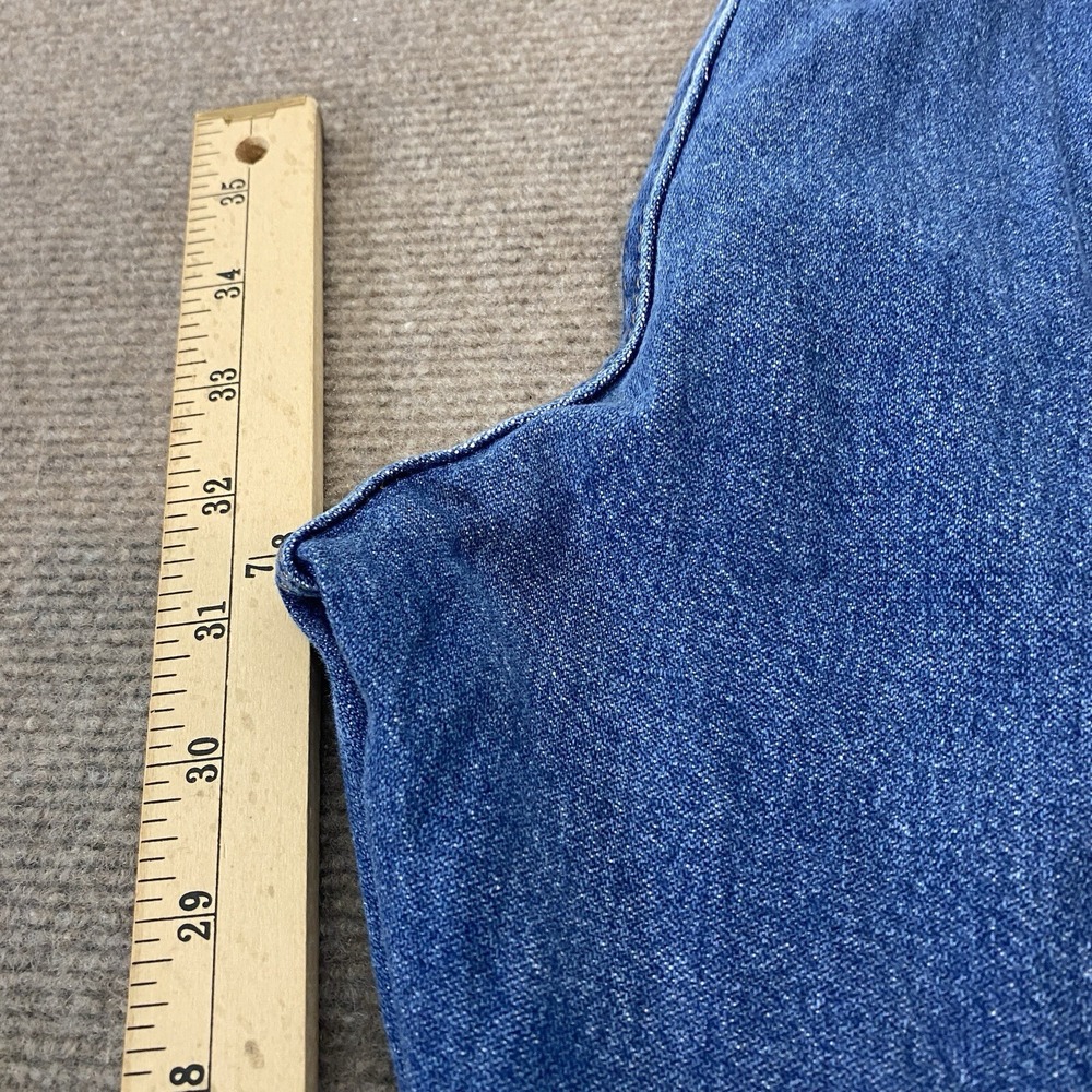 Wrangler Jeans Mens 40 Fits 39x32 Faded Blue 13MWZ Cowboy Cut Western Boots - Picture 8 of 10